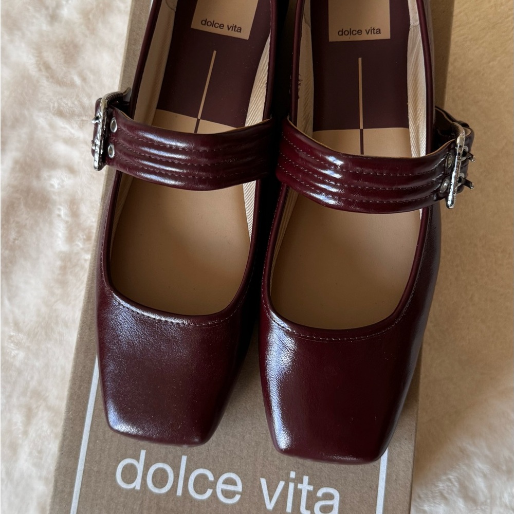 Dolce Vita Women's Burgundy Mary Jane Shoes NWT